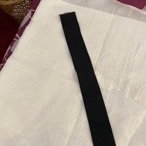 Stretchy black belt